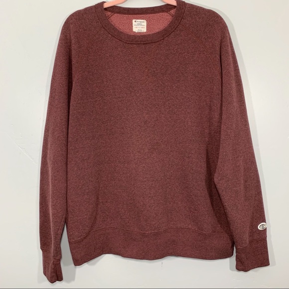 mens burgundy champion hoodie